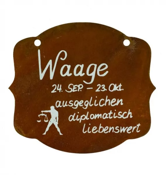 Waage - Rosttafel - Sternzeichen